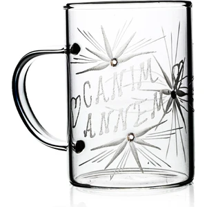 DECOCIA Kişiye Özel Borosilikat İnce Cam Kupa 200cc Kişiselleştirilebilir Yazı ve İşleme El Yapımı