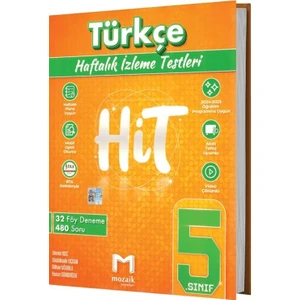 Mozaik Yayınları 5. Sınıf Türkçe Hit 32 Deneme