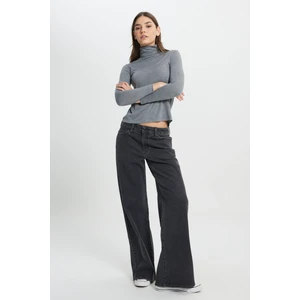 Skinny Fit Dar Kesim Yüksek Bel Esnek Jean Kot Pantolon