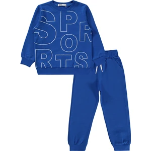 Civil Boys Erkek Çocuk Eşofman Takımı 2-5 Yaş Saks Mavisi