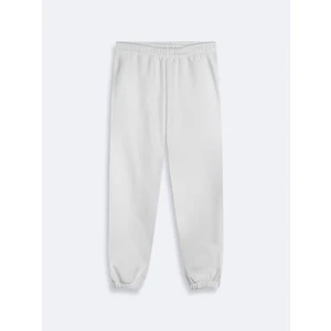 Sloganlı Jogger Regular Fit Gri Eşofman