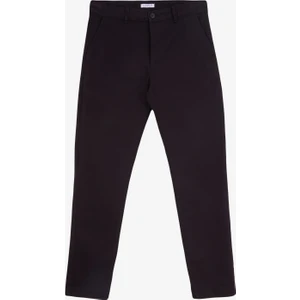 Normal Bel Normal Paça Siyah Erkek Chino Pantolon MML4WM-PNT9515