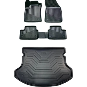 Renault Fluence 2009-2016 3D Oto Paspas ve Bagaj Havuzu Araca Özel Set Ring