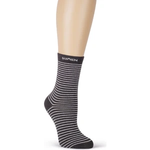 Stripe Logo Soket Çorap