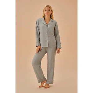 Caroline Gömlek Yaka Pijama Takımı