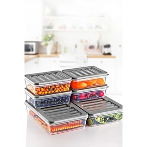 Nandy Home 6'lı Set Freshbox Mikrodalga ve Difrize Uygun Saklama Kabı Set 2