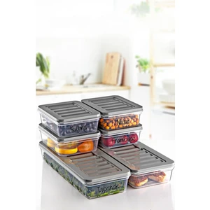 Nandy Home 6'li Set Freshbox Mikrodalga ve Difrize Uygun Saklama Kabı Set 1
