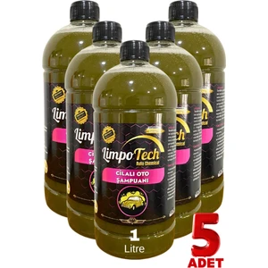Cilalı Oto Yıkama Şampuanı 1 Litre 5 Adet