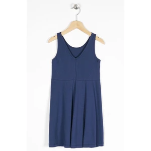 Kız Çocuk Regular Fit Tedy Baskılı Kolsuz Elbise