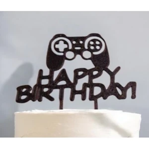 Nana Art Gamer temalı happy birthday pasta süsü – oyunseverlere özel doğum günü süsü"