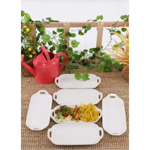 Tavuk Dünyası Model Servis Tabağı 34X16 cm 6 Adet
