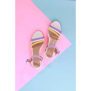 Soft Seri Lila Günlük Kadın Sandalet