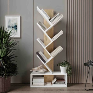 Mufi Wood Dekoratif Çok Bölmeli Kitaplık