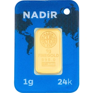 Nadir Gold 24 Ayar Külçe Gram Altın 1 Gr.