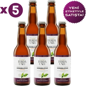 Fermente Mutfağım Organik Kombucha Çayı 5 x 330 ML
