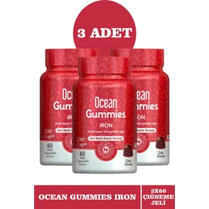 Gummies Iron 60 Çiğneme Formu 3 Adet