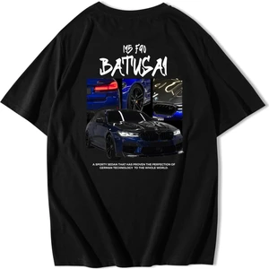 BRZ Collection Oversize Bmw M5 Siyah T-Shirt