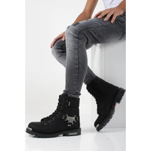 Tomıross Erkek Sıcak Astarlı Soğuk ve Su Geçirmez Motor Style Bot BTHRLY-1903