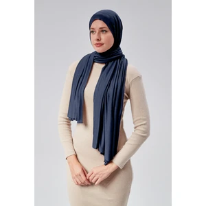 Sonbahar Moda Kadın Şal Penye Düz Tesettür Uzun Mevsimlik Kaliteli Kumaştır Lacivert