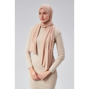 Sonbahar Moda Kadın Şal Penye Düz Tesettür Uzun Mevsimlik Kaliteli Kumaştır Bej