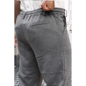 Erkek Kral Pike Duble Paça Kemerli Jogger Pantolon
