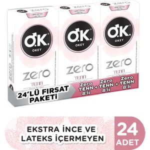 Zero Tenn 24'Lü Prezervatif