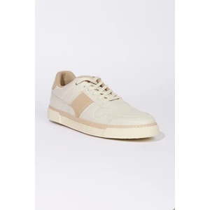 ALTINYILDIZ CLASSICS Erkek Bej Bağcıklı Esnek Rahat Taban Günlük Sneaker Ayakkabı