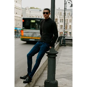 Altınyıldız Classics Erkek K.mavı Slim Fit Dar Kesim Magic Denim Esnek Jean Kot Pantolon