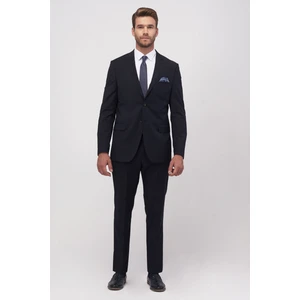 ALTINYILDIZ CLASSICS Erkek Lacivert Slim Fit Dar Kesim Su Ve Leke Tutmayan Nano Takım Elbise
