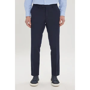 Altınyıldız Classics Erkek Lacivert Slim Fit Dar Kesim Esnek Klasik Pantolon