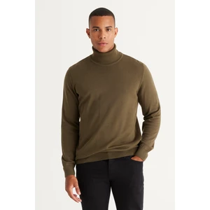 ALTINYILDIZ CLASSICS Altınyıldız Classics Tam Balıkçı Yaka Standart Haki Erkek Kazak 4A4924100058