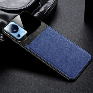 Xiaomi Mi 13 Lite Kılıf Zebana Lens Deri Kılıf Lacivert