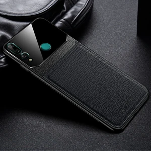 Huawei Y9 Prime 2019 Kılıf Zebana Lens Deri Kılıf Siyah