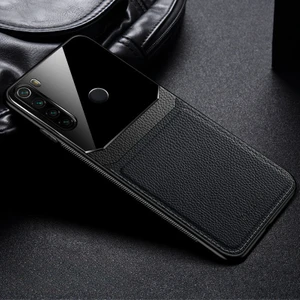 Xiaomi Redmi Note 8 Kılıf Zebana Lens Deri Kılıf Siyah
