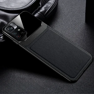 Xiaomi Poco M4 Pro Kılıf Zebana Lens Deri Kılıf Siyah