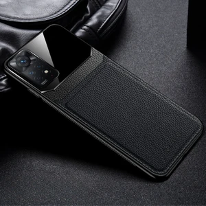 Xiaomi Redmi Note 11S Kılıf Zebana Lens Deri Kılıf Siyah