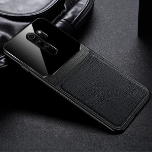 Xiaomi Redmi Note 8 Pro Kılıf Zebana Lens Deri Kılıf Siyah