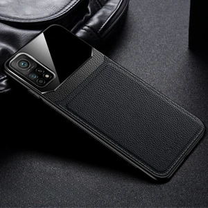 Xiaomi Mi 10T Pro Kılıf Zebana Lens Deri Kılıf Siyah