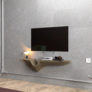 Barida Lumion Modern Ahşap Tv Ünitesi,özel Tasarım Tv Ünitesi,duvar Rafı