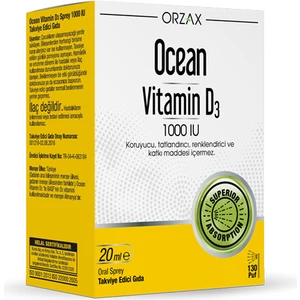 Ocean Vitamin D3 1000 IU Oral Sprey 20 ml