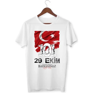 Alpşan Ticaret Cumhuriyet Bayram Tişört 101.YIL T-Shirt