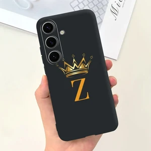 Samsung Galaxy S24 Fe Uyumlu Kılıf Silikon Esnek Isme Özel Baskılı Harf