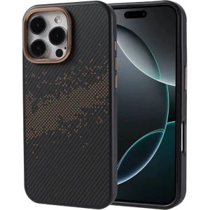 Apple iPhone 16 Pro Max Uyumlu Karbon Fiber Tasarım 2mm Ince Telefon Kılıfı Kapak