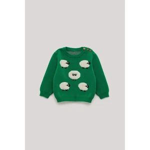 Bg Store Erkek Bebek Yeşil Kazak