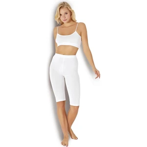 Kadın Beyaz Diz Altı Tayt 571