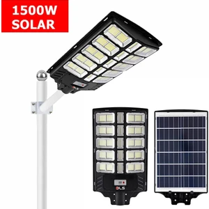 Dls 1500W Solar Güneş Enerjili Profesyonel LED Bahçe Aydınlatması Hareket Sensörlü 780 Ledli