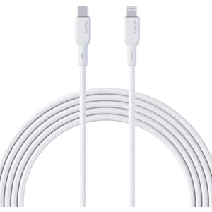 CB-NCL1-WH Naylon Örgülü 3A 480Mbps Type-C Lightning Kablosu 1.M