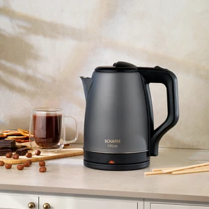 Hitze Paslanmaz Çelik Su Isıtıcı (Kettle)-Antrasit