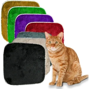 Seria Halı Kedi Halısı  5 Adet Post Karışık Renkli 40X40 cm