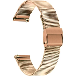 22MM Fossil-Welder-Casio-Seiko-Omega-Armani Saat Uyumlu Kalın Metal Hasır Saat Kordonu KLNHSR22